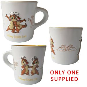 Disney Cruise Line Chip And Dale Sailors Mug